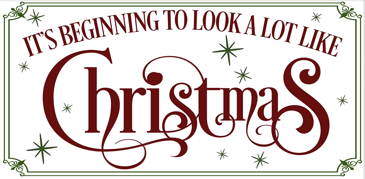 It’s beginning to look a lot like Christmas…